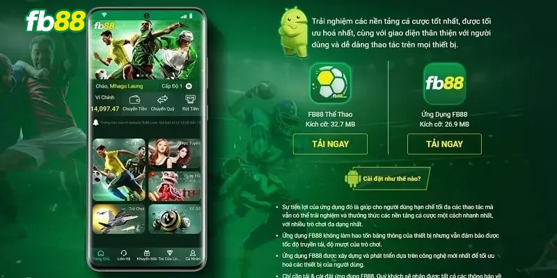 Hướng dẫn tải app Fb88 chi tiết nhất cho tân thủ