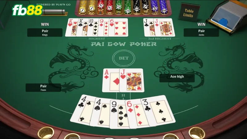 Thứ tự chơi pai gow FB88